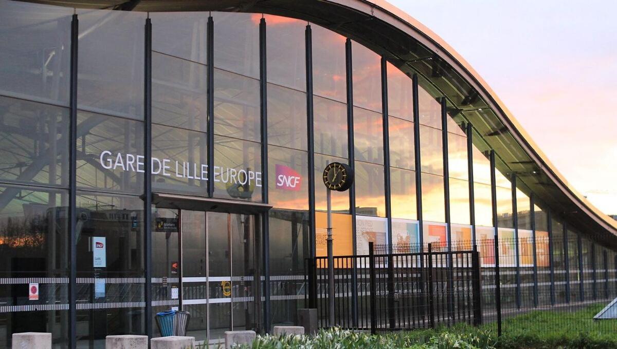Lille Train Station Nice Studio Exterior photo